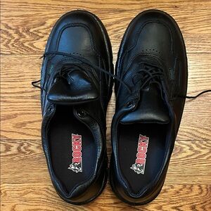 Rocky Men's Classic Black Oxfords